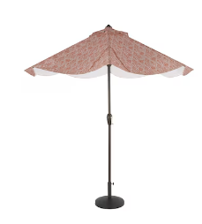 Photo 1 of **NON REFUNDABLE NO RETURNS SOLD AS IS**PARTS ONLY**Origin 21 9-ft Aluminum Terracotta Auto-tilt Market Patio Umbrella with Lights
