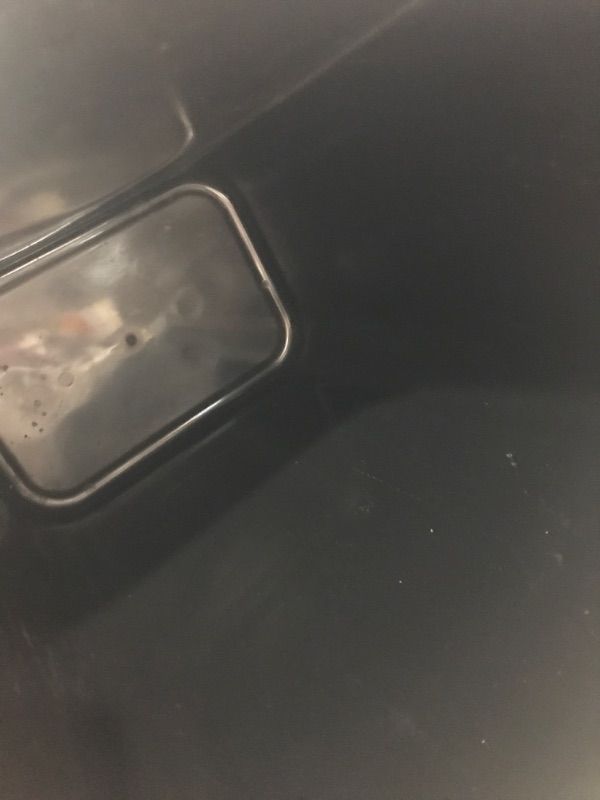 Photo 3 of ***USED AND DIRTY - NO PACKAGING***
Rubbermaid 10.38 gal. Black Rectangular Trash Can