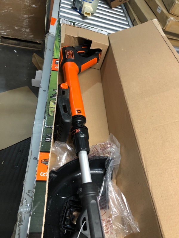 Photo 1 of BLACK+DECKER LSTE525 20V MAX Lithium Easy Feed String Trimmer/Edger with 2Batteries WITH BLACK+DECKER AF-100-3ZP 30ft 0.065" Line String Trimmer Replacement Spool, 3-Pack