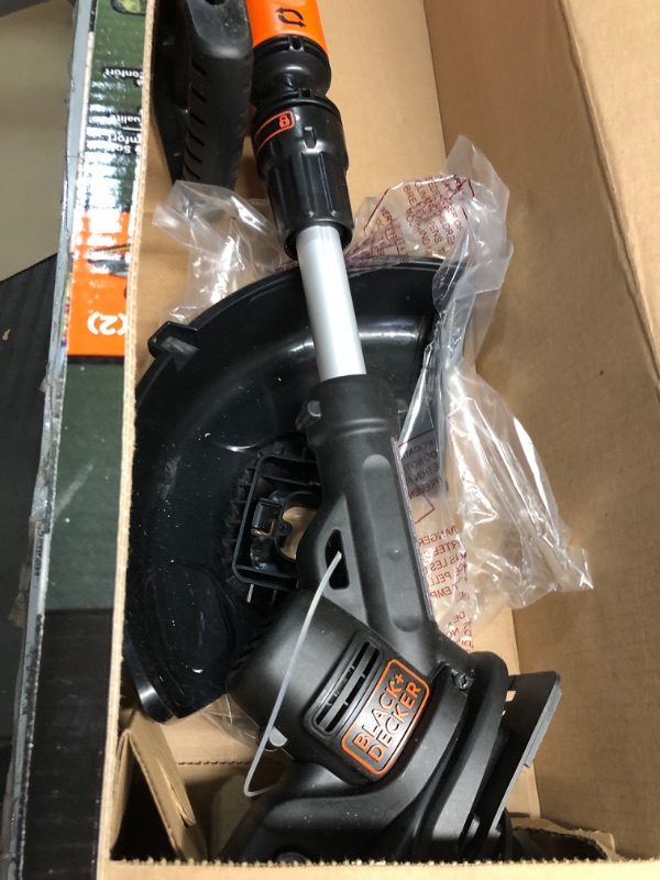 Photo 1 of BLACK+DECKER LSTE525 20V MAX Lithium Easy Feed String Trimmer/Edger with 2Batteries WITH BLACK+DECKER AF-100-3ZP 30ft 0.065" Line String Trimmer Replacement Spool, 3-Pack