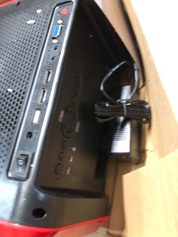 Photo 1 of RCA - RPJ060 Portable Projector Home Theater Entertainment System, Long Lasting Battery - 2.5 Hours per Charge - Outdoor, Rechargeable, 