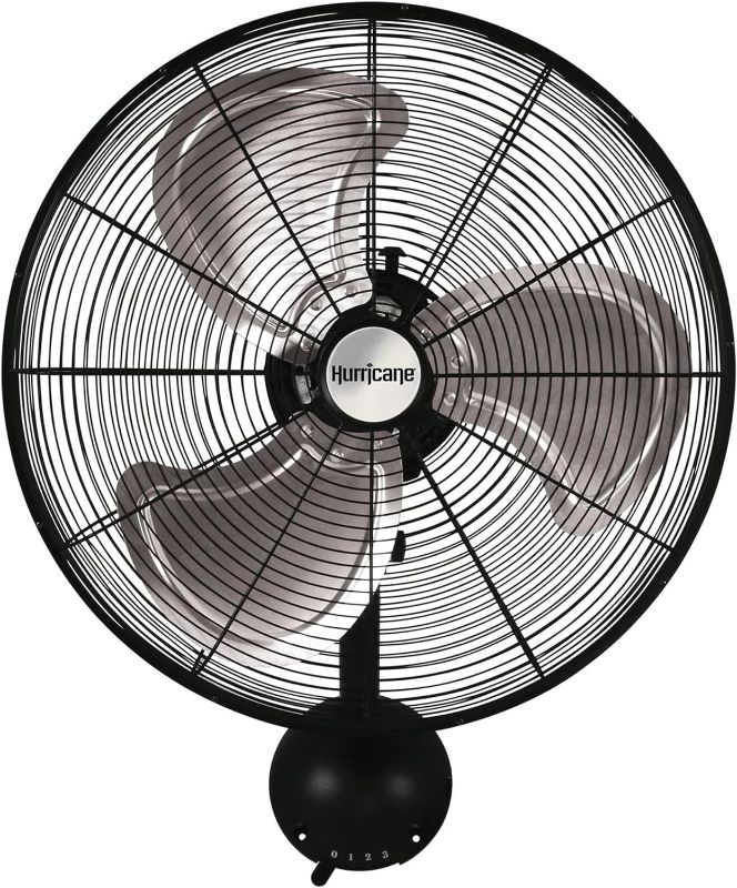 Photo 1 of ***NONREFUNDABLE - NOT FUNCTIONAL - FOR PARTS ONLY - SEE COMMENTS***
Hurricane 16 Inch Pro High Velocity Corded Electric Classic Oscillating Wall Mount Fan with 3 Speed Settings for Air Circulation, Black