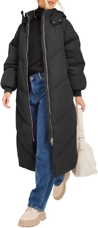 Photo 1 of 
Fazortev Women's Long Down Winter Coat Maxi Puffer Hooded Over Knee Outwear with Pocket
SIZE LARGE