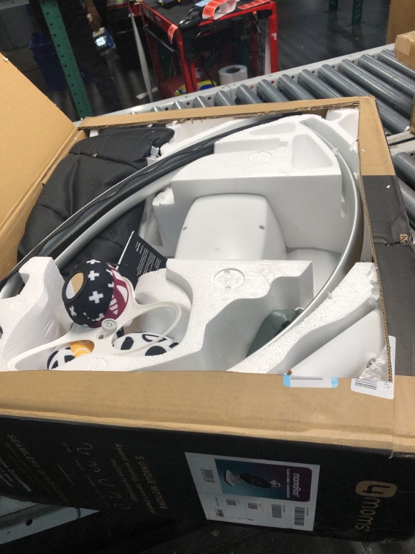 Photo 1 of 4moms MamaRoo Multi-Motion Baby Swing, Bluetooth Enabled with 5 Unique Motions, Black