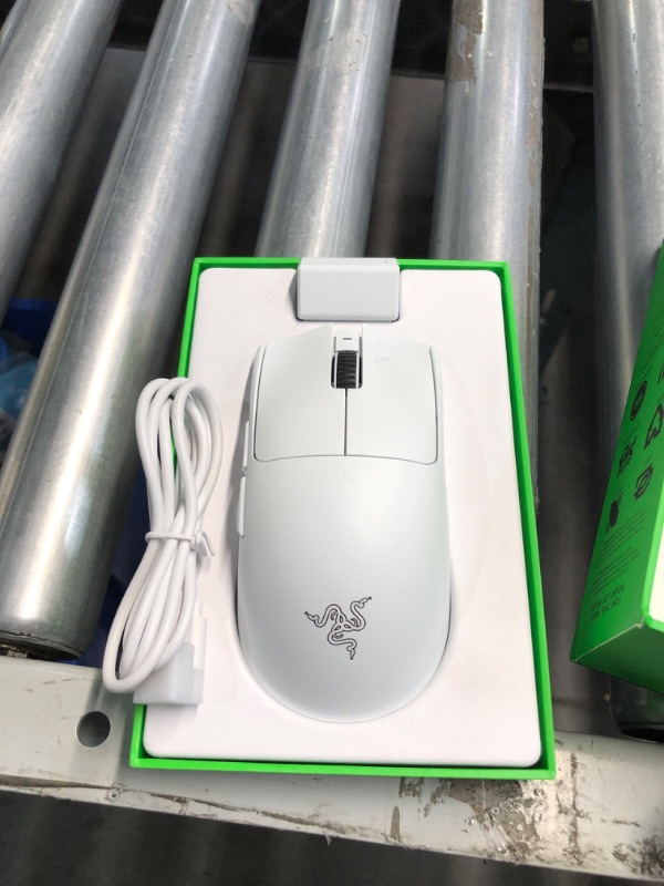 Photo 1 of Razer Viper V3 Pro Wireless Esports Gaming Mouse: Symmetrical - 55g Lightweight - 8K Polling - 35K DPI Optical Sensor - Gen3 Optical Switches - 8 Programmable Controls - 95 Hr Battery - White