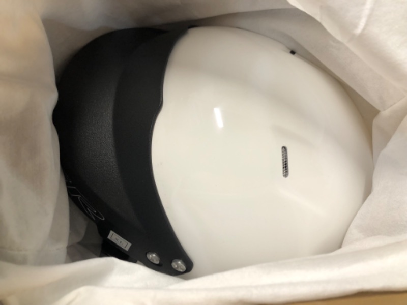 Photo 2 of Conquer Snell SA2020 Approved Open Face Auto Racing Helmet X-Large White