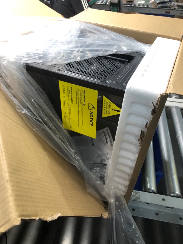 Photo 1 of MATX PC Case,270° Panoramic Tempered Glass Panel 