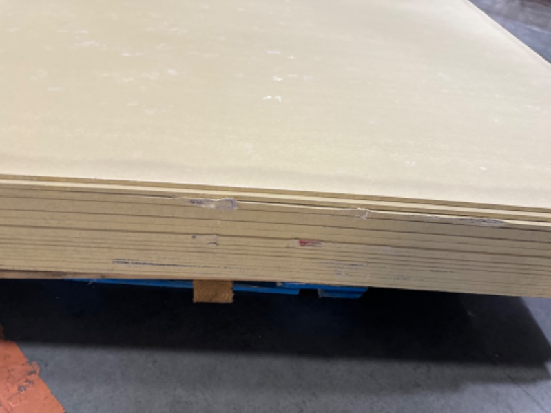 Photo 5 of ** TRUCK OR TRAILER PICK UP ONLY ** 20 sheets of 3/8in thick 4 x8 ft sheets of mdf board