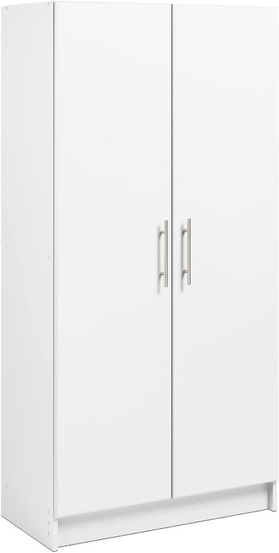 Photo 1 of 
Prepac Elite 32" Storage Cabinet, White Storage Cabinet, Bathroom Cabinet, Pantry Cabinet with 3 Shelves 16" D x 32" W x 65" H, WES-3264