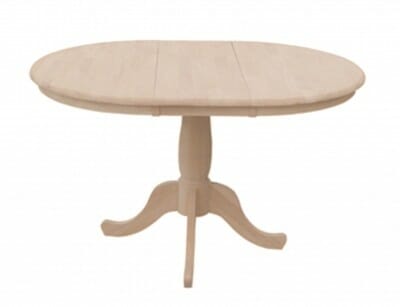 Photo 1 of 
LUMISOL 42"-54" Extendable Round Dining Table with a 12 Inch Leaf, Farmhouse Round Table for 4-6 Persons, Retro Functional KitchenTable