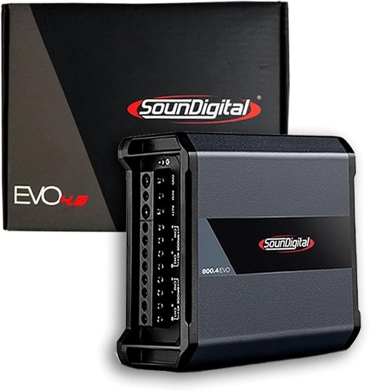 Photo 1 of Amplifier SOUNDIGITAL 800.4 EVO 4.0 Stereo Digital 4 OHMS