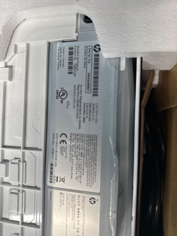 Photo 2 of HP LaserJet MFP M140w Wireless Black and White All-in-One Printer (7MD72F), White New Version: M140w