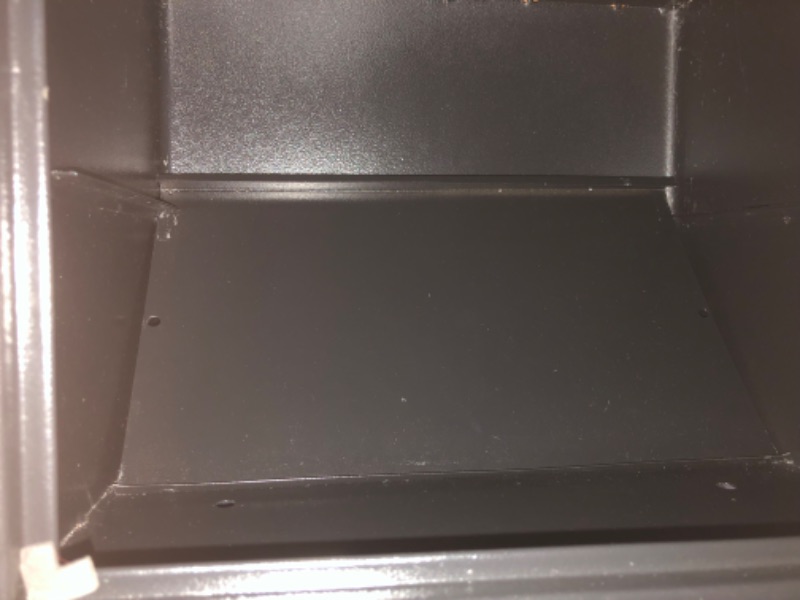 Photo 5 of ***MINOR DAMAGE*REMOVABLE SHELF IS STUCK WEDGED SIDEWAYS INSIDE OF SAFE*HAS KEYS***
1.2 Cubic Safe Box Fireproof Waterproof for Home, Digital Security Safe Box with Anti-Theft Alarm, Combination Lock, Silent Mode, Personal Fireproof Safe for Money Firearm