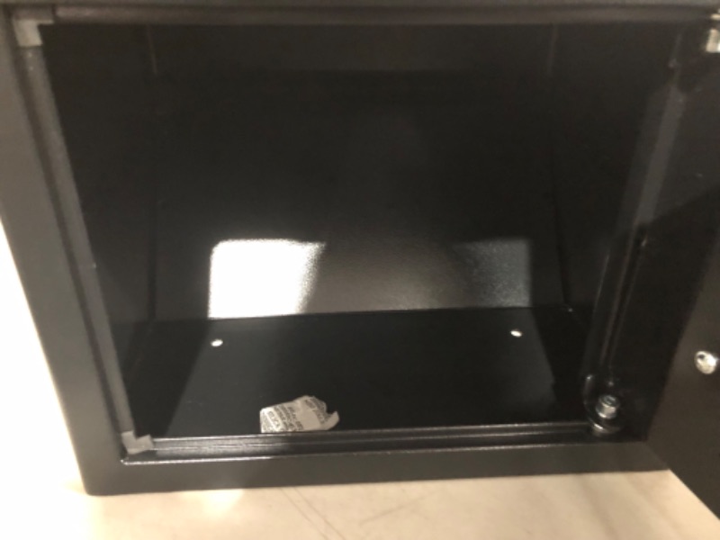 Photo 3 of ***MINOR DAMAGE*REMOVABLE SHELF IS STUCK WEDGED SIDEWAYS INSIDE OF SAFE*HAS KEYS***
1.2 Cubic Safe Box Fireproof Waterproof for Home, Digital Security Safe Box with Anti-Theft Alarm, Combination Lock, Silent Mode, Personal Fireproof Safe for Money Firearm