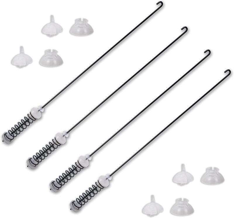 Photo 1 of 4PC Washer Suspension Rod Replaces W10780048 For Admiral ATW4675YQ1 Whirlpool WTW4800XQ4 WTW4800XQ0 WTW4800XQ1 WTW4800XQ2 Maytag MVWC200XW2 MVWC200XW1 Amana NTW4600YQ1 NTW4650YQ0 RTW4640YQ1 RTW4640YQ0