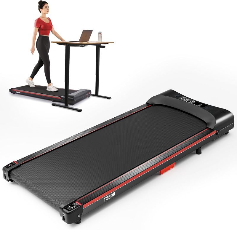 Photo 1 of (item sold for parts only)(not functional) Walking Pad Treadmill, Under Desk Treadmill with Powerful and Quiet 2.5HP Motor