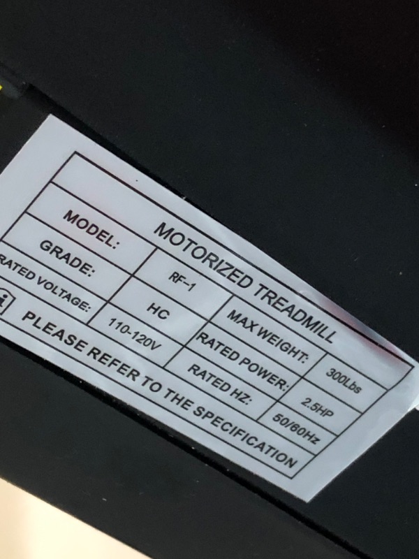 Photo 4 of (item sold for parts only)(not functional) Walking Pad Treadmill, Under Desk Treadmill with Powerful and Quiet 2.5HP Motor