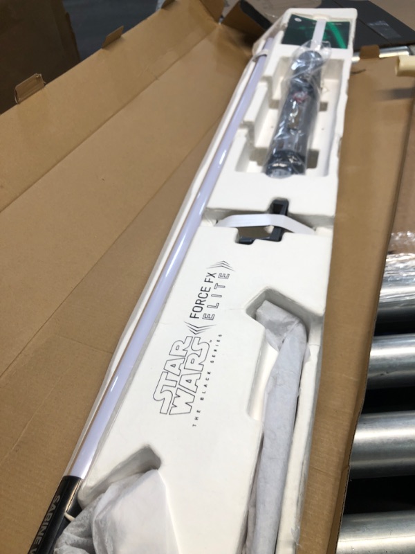 Photo 1 of STAR WARS The Black Series Sabine Wren Force FX Elite Electronic Lightsaber with Advanced LED and Sound Effects, Ages 14 and Up