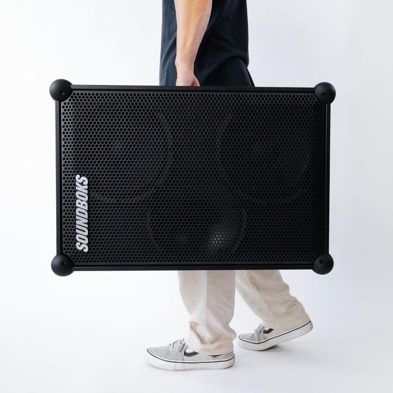 Photo 2 of SOUNDBOKS 4 – Bluetooth Performance Speaker – Loudest Party Speaker with 40 Hours of Battery – Wireless and Portable Speaker - Designed in Denmark – 126dB (Black)