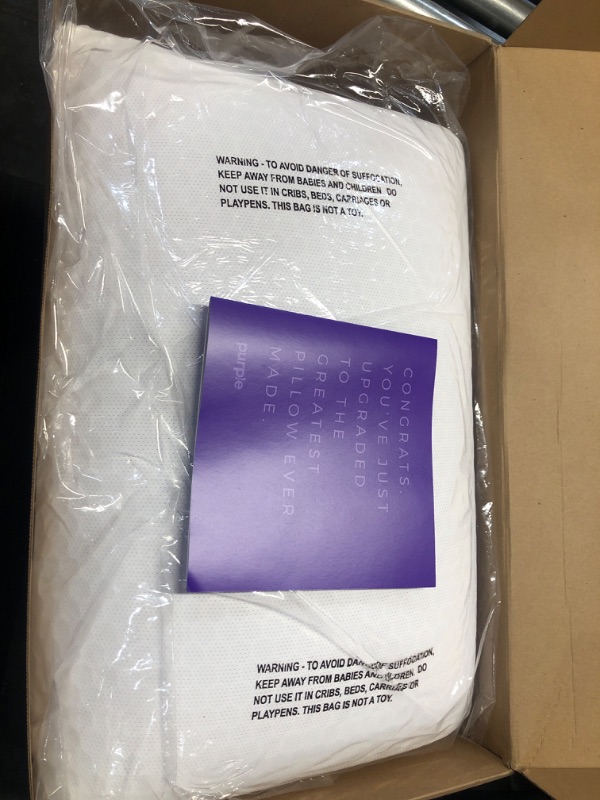 Photo 2 of Purple Harmony Pillow | The Greatest Pillow Ever Invented, Hex Grid, No Pressure Support, Stays Cool, Good Housekeeping Award Winning Pillow (Medium)