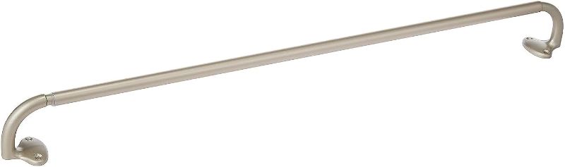 Photo 1 of  Room Darkening Blackout Curtain Rod - 28" to 48", Nickel
