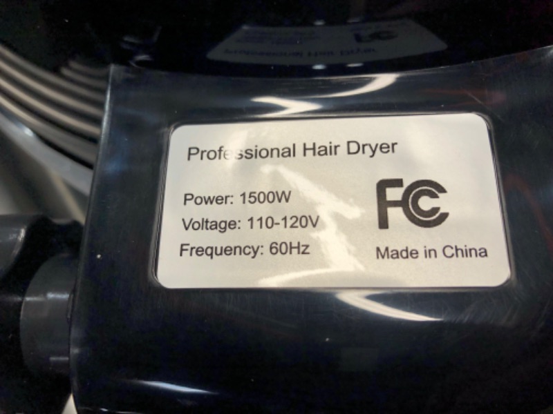 Photo 1 of ***USED - POWERS ON - UNABLE TO TEST FURTHER***
Professional Stand Hair Dryer,Hooded Hair Dryer with 3 Temperature Settings,Stand Bonnet Hair Dryer with Touch Screen Switch