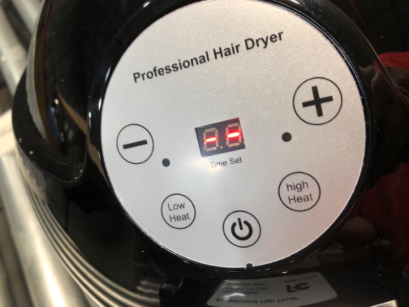 Photo 5 of ***USED - POWERS ON - UNABLE TO TEST FURTHER***
Professional Stand Hair Dryer,Hooded Hair Dryer with 3 Temperature Settings,Stand Bonnet Hair Dryer with Touch Screen Switch