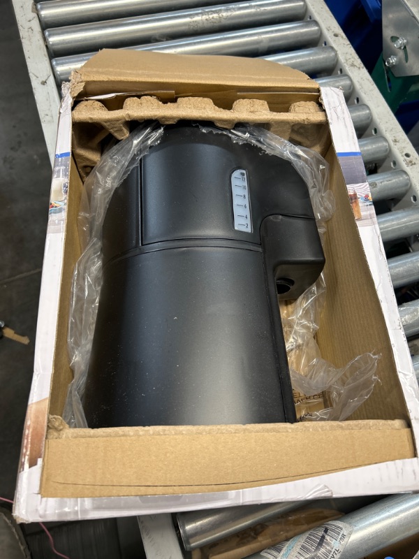 Photo 1 of Hamilton Beach One Press Programmable Dispensing Drip Coffee Maker with 12 Cup Internal Brew Pot, Removable Water Reservoir, Black & Stainless Steel (48465)