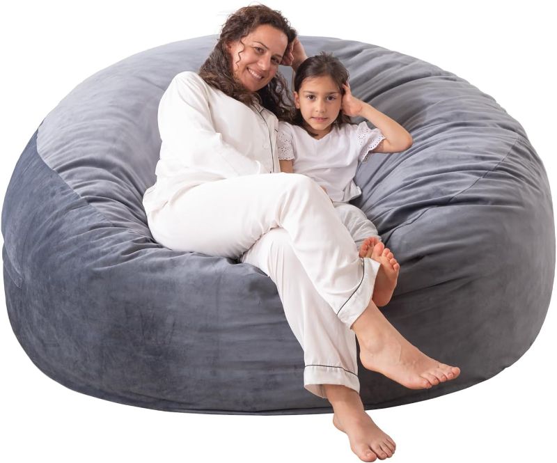 Photo 1 of (used)(please see all images)WhatsBedding Bean Bag Chairs for Adults/Teens with Filling