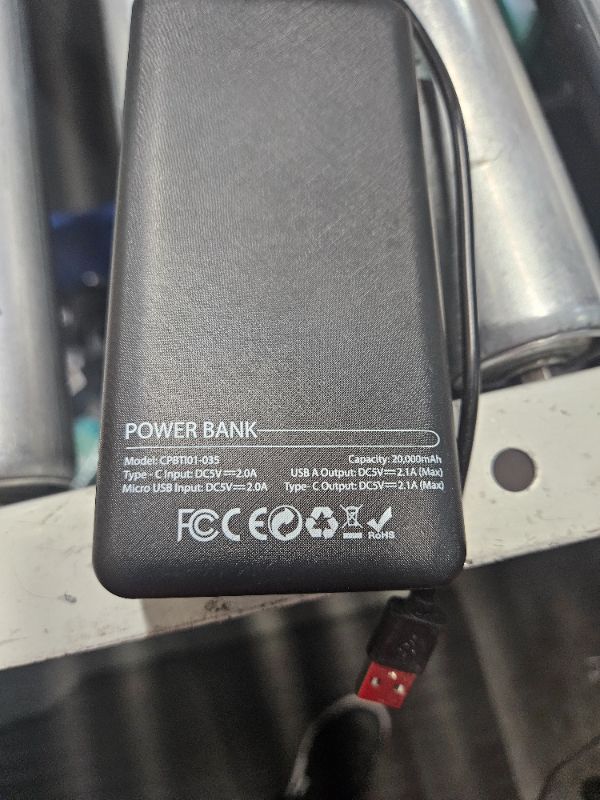 Photo 3 of **NO PACKAGING**
CIAO TECH 20,000 mAh Portable Power Bank Charger