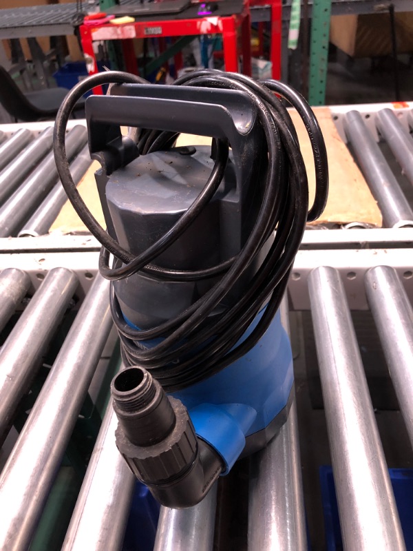 Photo 6 of ***HEAVILY USED AND DIRTY - UNABLE TO TEST - LIKELY MISSING PARTS***
Sump Pump Submersible 1HP 3500GPH Water Draining Pump Thermoplastic 16FT Power Cord