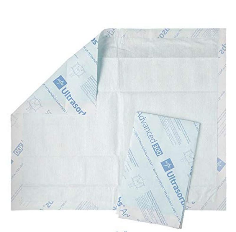 Photo 1 of **NON-REFUNDABLE BUNDLE**
Medline Ultrasorbs Advanced Premium Disposable Underpads with SlipResist Technology, 30" x 36", 35 Count,White