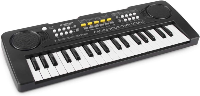 Photo 1 of **UNABLE TO TEST**
Kids Keyboard Piano, 37 Key Portable Electronic Piano for Kids, (Black)