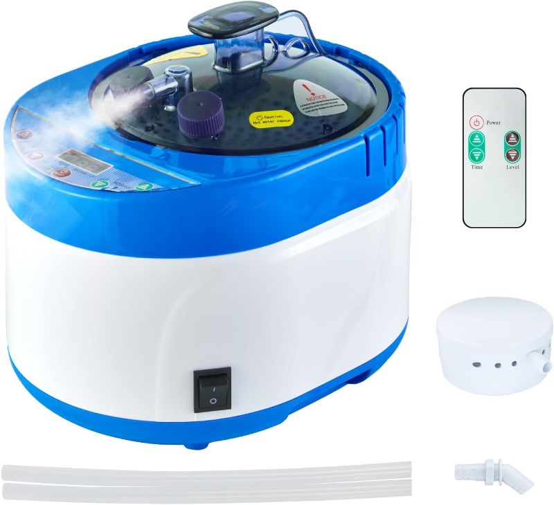 Photo 1 of ZONEMEL Sauna Steamer Portable Pot 4 Liters, Stainless Steel Steam Generator 