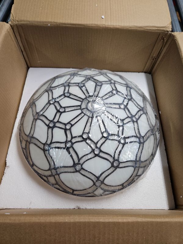 Photo 1 of **UNABLE TO TEST**
Tiffany Ceiling Lights, Stained Glass Ceiling Light 3-Lights 16 Inch Tiffany Flush Mount Ceiling Light for Bedroom Dining Living Room Entryway Foyer