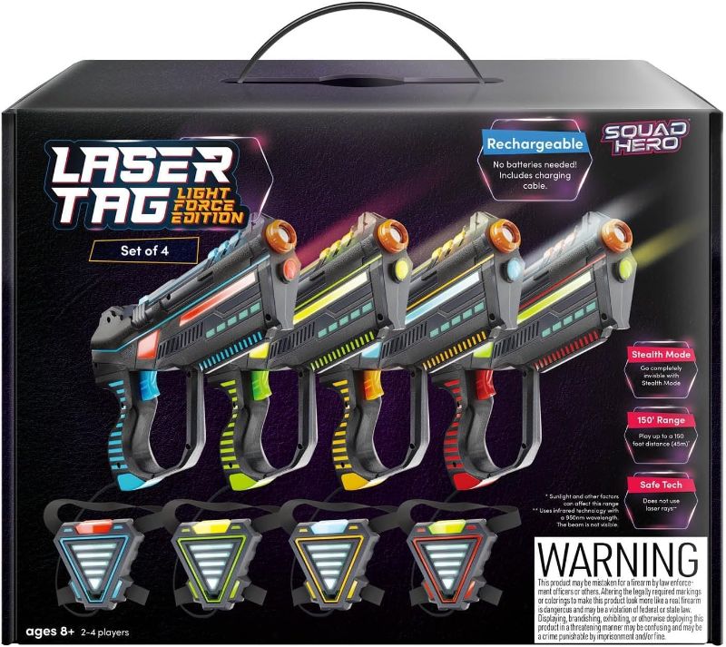 Photo 1 of **SEALED - UNOPENED**Rechargeable Laser Tag for Kids, Teens & Adults - Guns & Vest Sensors