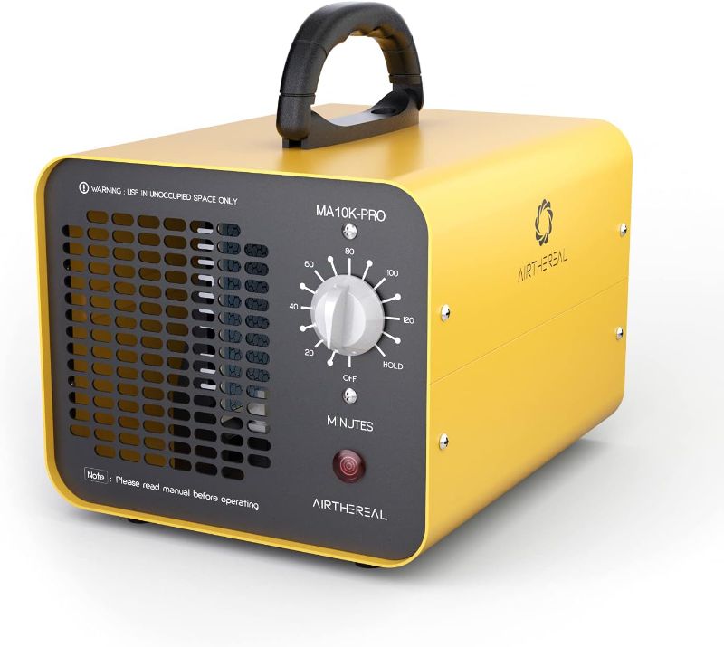 Photo 1 of Airthereal MA10K-PRO Ozone Generator 10000 mg/h High Capacity O3 Machine, Home Ionizer Odor Remover, Yellow