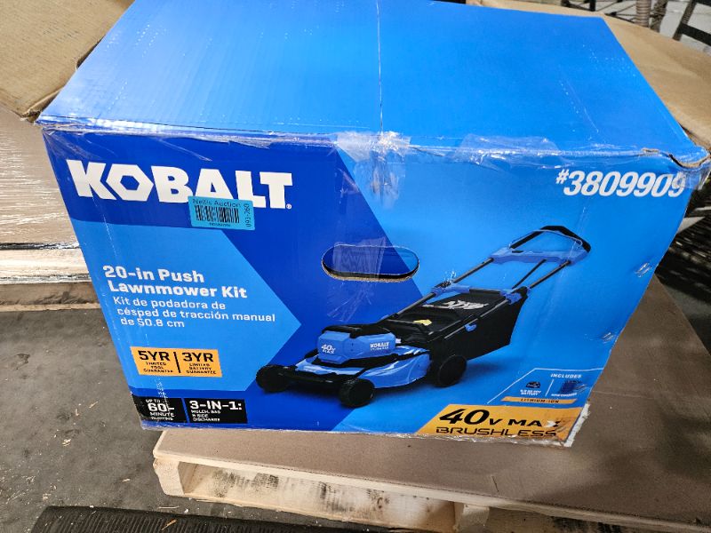 Photo 4 of **NOTE SAYS DOESN'T WORK - UNABLE TO TEST**
Kobalt Gen4 40-volt 20-in Cordless Push Lawn Mower 6 Ah