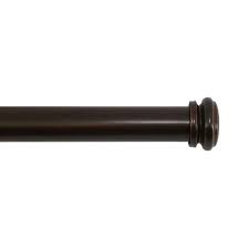 Photo 1 of **MAY BE MISSING PARTS**
72 in. - 144 in. Telescoping 1 in. Single Curtain Rod in Oil-Rubbed Bronze