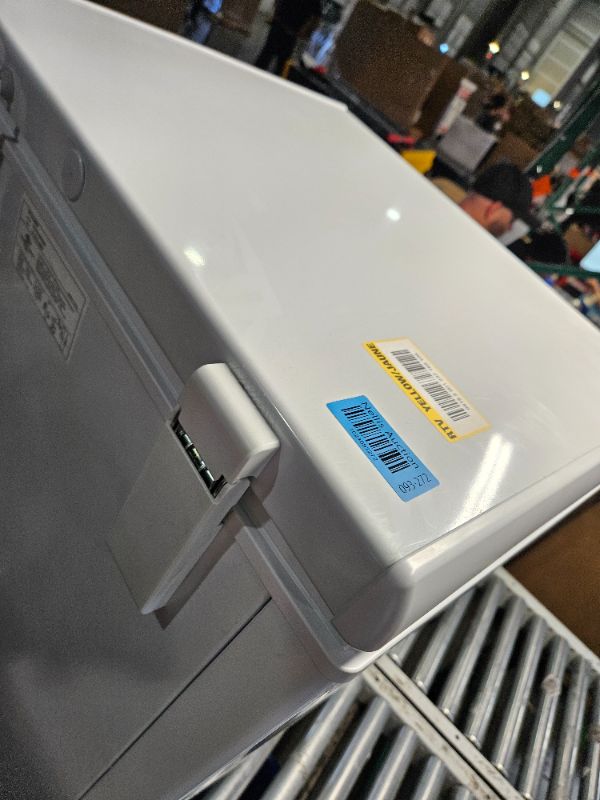 Photo 4 of **DENTED**
4.9 cu. ft. Manual Defrost Chest Freezer with LED Light Type in White Garage Ready