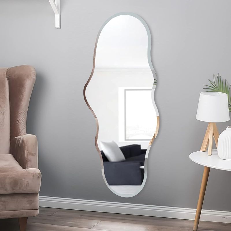 Photo 1 of **STOCK IMAGE FOR REFERENCE**
Honyee Full Length Mirror, 63"x22" frameless