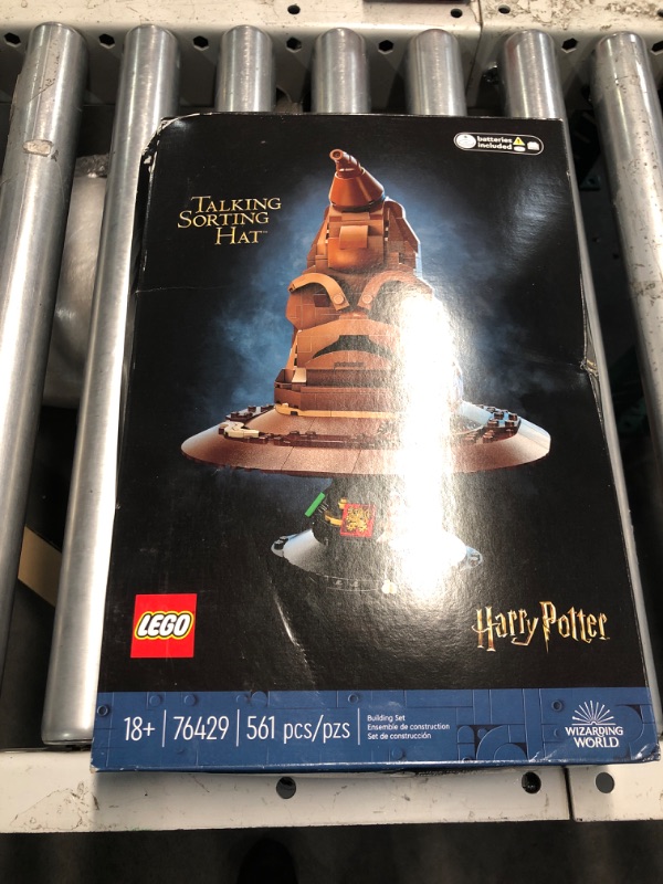 Photo 2 of LEGO Harry Potter Talking Sorting Hat, Harry Potter Hogwarts Hat with 31 Randomized Sounds, Movie Themed Build and Display Model for Adults, Fun Harry Potter Gift Idea for a Mom, Dad or Any Fan, 76429