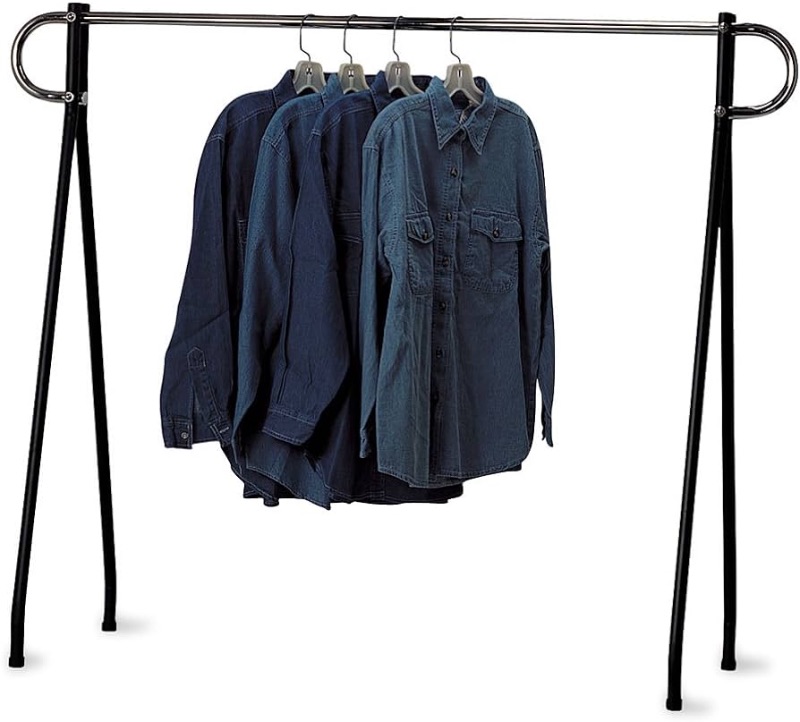 Photo 1 of **COLOR SEPERATE FROM IMAGE**
SSWBasics Clothing Rack - Single Bar Garment Rack 60 x 48 inch - Gold