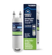 Photo 1 of Project Source Push-in Refrigerator Water Filter, Fits French Door and Bottom-Freezer Refrigerators