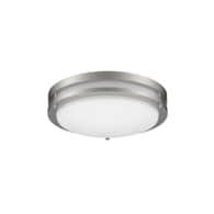 Photo 1 of *non-refundable, parts only, non-functional* 
Project Source 1-Light Brushed Nickel LED Flush Mount Light