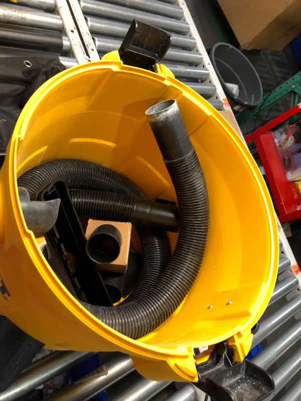 Photo 5 of ***HEAVILY USED AND DIRTY - MISSING FILTER AND COLLECTION BAG - OTHER PARTS LIKELY MISSING AS WELL***
DEWALT 12 Gallon STEALTHSONIC Poly Wet/Dry Vacuum, DXV12P-QTA Newest Noise Reduction Vac, Heavy Duty Shop Vacuum for Jobsite/Workshop, Reduce Motor Noise