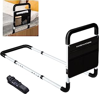 Photo 1 of Bed Rails for Elderly Adults - Bed Assist Rail Medical Bed Support Bar Mobility Assistant with Free Storage Bag and Fixing Strap, Fit King, Queen, Full, Twin