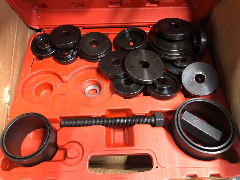 Photo 3 of  23pcs FWD Front Wheel Drive Bearing Removal Tool, Wheel Bearing Press Kit Bearing Adapters Bearing 