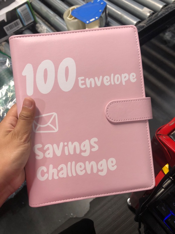 Photo 2 of 100 Envelopes Money Saving Challenge, Money Saving Binder, Budget Binder Savings Challenge Book, Savings Challenges Budget Book Binder,Budget Planner Book for Saving Money Pink