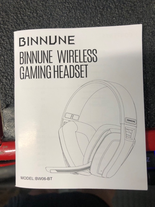 Photo 1 of BINNUNE 2.4GHz Wireless Gaming Headset with Mic for PS5,PS4,PC,Mac,Playstation 4 5,Bluetooth Gaming Headphones with Flip Microphone,USB Gamer Headphones for Laptop Computer Blue/White